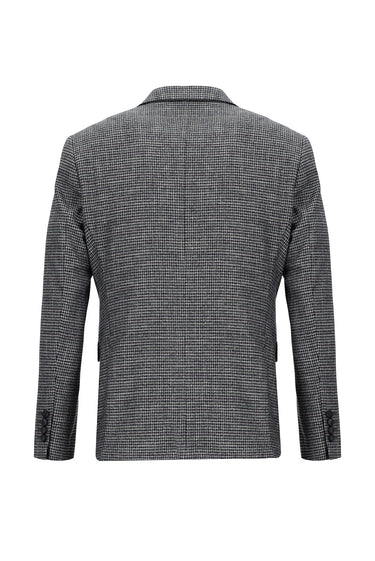  Koyu Lacivert Slim Fit Dar Kesim Kombinli Yelekli Takım Elbise