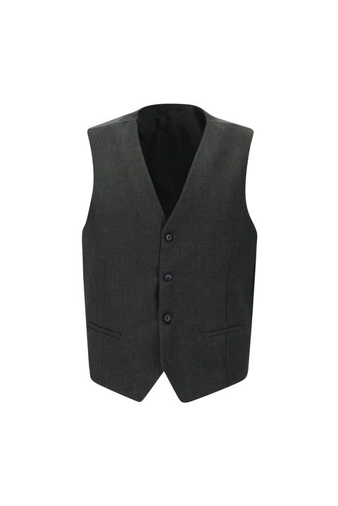 Koyu Lacivert 7 Drop Slim Fit Dar Kesim Kombinli Yelekli Takım Elbise