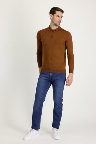  Orta Lacivert 6 Drop Regular Fit Standart Kesim Likralı Denim Pantolon
