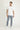 Uçuk Mavi Slim Fit Dar Kesim Likralı Denim Pantolon