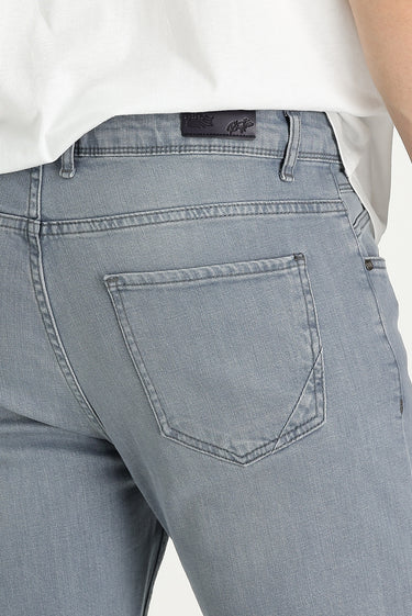 Uçuk Mavi Slim Fit Dar Kesim Likralı Denim Pantolon