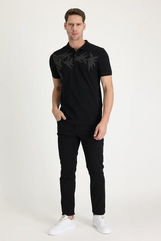 Siyah 6 Drop Regular Fit Standart Kesim Likralı Denim Pantolon