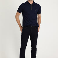 Koyu Lacivert Regular Fit Likralı Denim Pantolon