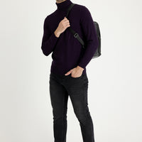 Siyah Slim Fit Dar Kesim Likralı Denim Pantolon