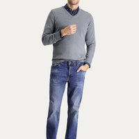 Koyu Mavi  Super Slim Fit Eksra Dar Kesim Likralı Denim Pantolon