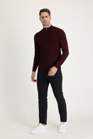  Siyah 6 Drop Regular Fit Standart Kesim Likralı Denim Pantolon