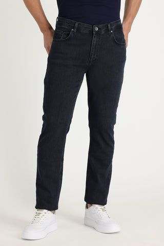  Orta Lacivert 6 Drop Regular Fit Standart Kesim Likralı Denim Pantolon