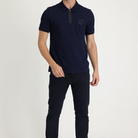 Koyu Lacivert Regular Fit Standart Kesim Likralı Denim Pantolon