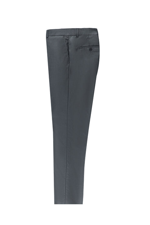 Orta Füme 6 Drop Regular Fit Standart Kesim Klasik Kumaş Pantolon