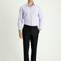 Siyah 6 Drop Regular Fit Standart Kesim Klasik Kumaş Pantolon