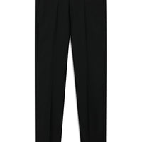 Siyah 6 Drop Regular Fit Standart Kesim Klasik Kumaş Pantolon