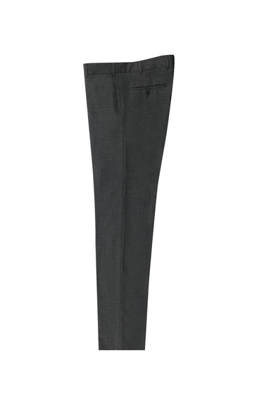  Orta Antrasit Slim Fit Dar Kesim Likralı Klasik Kumaş Pantolon