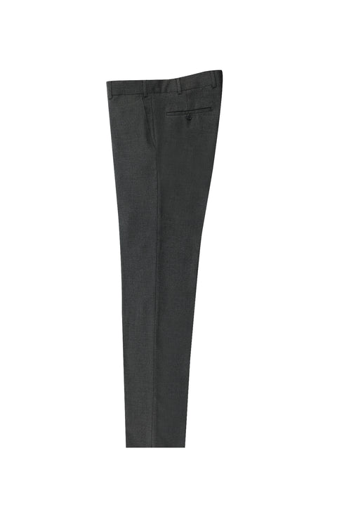 Orta Antrasit 7 Drop Slim Fit Dar Kesim Likralı Klasik Kumaş Pantolon