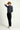 Koyu Lacivert Techno-Line Slim Fit Dar Kesim Beli Lastikli İpli Likralı Klasik Kumaş Pantolon