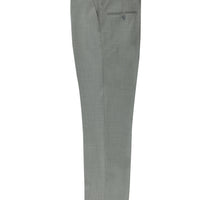 Orta Füme Relaxed Fit Rahat Kesim Yünlü Klasik Kumaş Pantolon