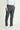 Koyu Antrasit Slim Fit Dar Kesim Yünlü Klasik Kumaş Pantolon