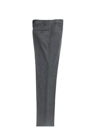  Orta Antrasit Slim Fit Dar Kesim Yünlü Klasik Kumaş Pantolon