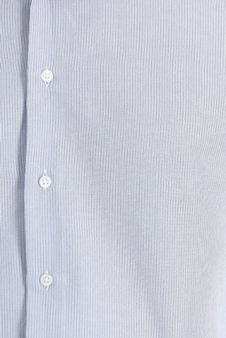  Açık Mavi Uzun Kol Slim Fit Dar Kesim Klasik Desenli Pamuklu Kolay Ütülenebilir Gömlek