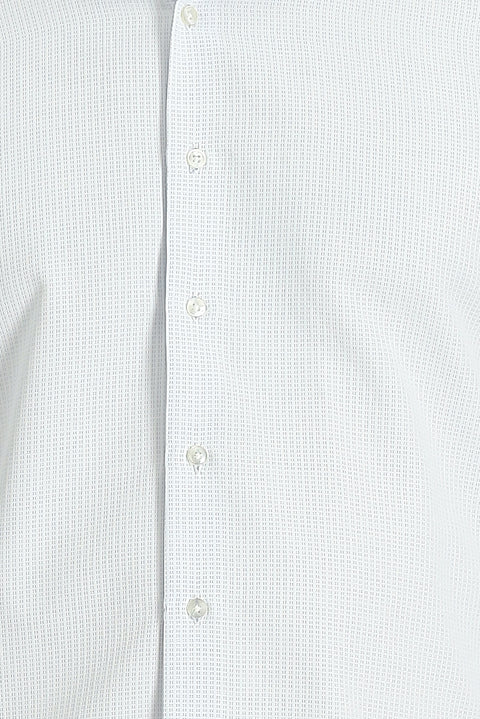 Uçuk Mavi Uzun Kol Slim Fit Dar Kesim Klasik Pamuklu Kolay Ütülenebilir Gömlek