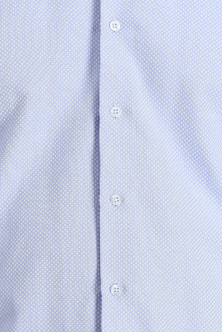  Açık Mavi Uzun Kol Slim Fit Dar Kesim Klasik Pamuklu Kolay Ütülenebilir Gömlek