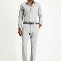 Koyu Lacivert Uzun Kol Slim Fit Dar Kesim Klasik Desenli Pamuklu Kolay Ütülenebilir Gömlek