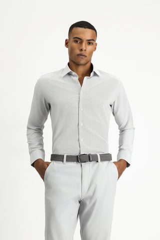  Siyah Uzun Kol Slim Fit Dar Kesim Klasik Desenli Pamuklu Kolay Ütülenebilir Gömlek