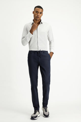  Orta Gri Uzun Kol Slim Fit Dar Kesim Klasik Desenli Pamuklu Kolay Ütülenebilir Gömlek