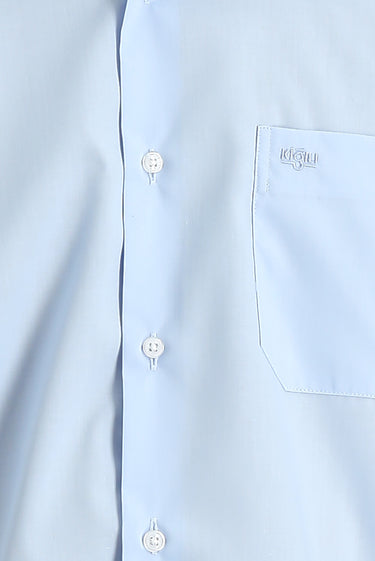 Uçuk Mavi Uzun Kol Non Iron Klasik Pamuklu Gömlek