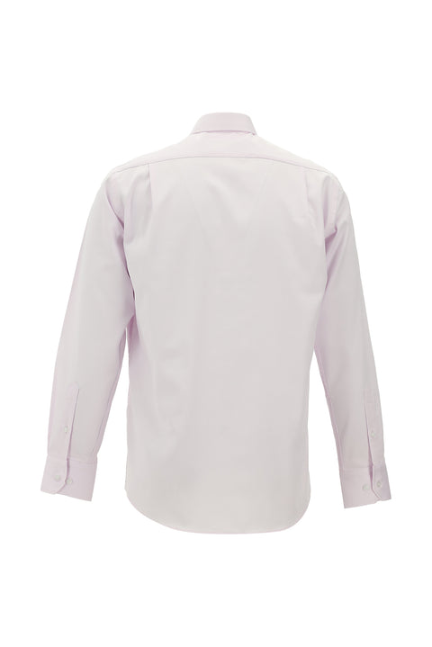 Pembe Uzun Kol Klasik Non Iron Pamuklu Gömlek