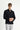Siyah Uzun Kol Slim Fit Dar Kesim Non Iron Saten Pamuklu Gömlek