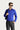 Saks Mavi Uzun Kol Slim Fit Dar Kesim Non Iron Saten Pamuklu Gömlek