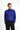 Orta Lacivert Uzun Kol Slim Fit Dar Kesim Klasik Non Iron Saten Pamuklu Gömlek
