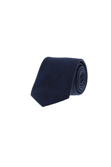  Orta Lacivert Desenli Kravat