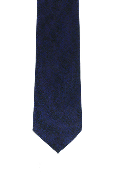  Orta Lacivert Desenli Kravat