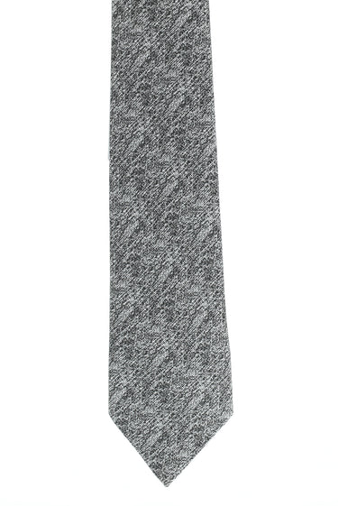  Orta Gri Desenli Kravat