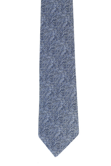  Mavi Mikro Desenli Kravat