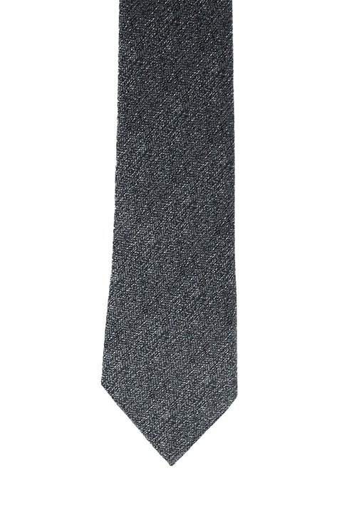 Siyah Mikro Desenli Kravat