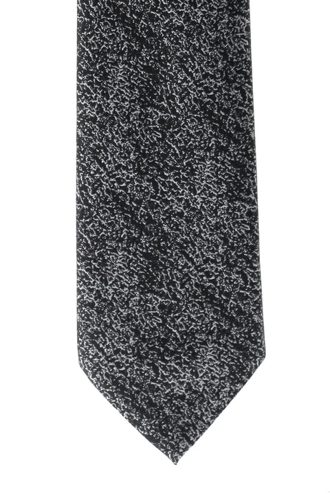 Medium Grey Patterned Tie