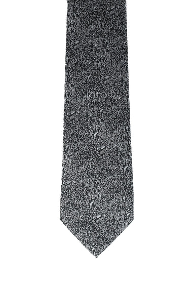  Orta Gri Mikro Desenli Kravat