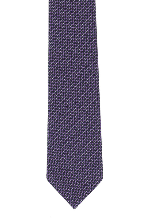 Medium Purple Patterned Tie
