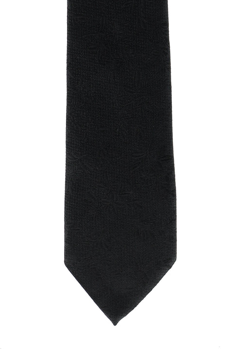 Black Patterned Tie