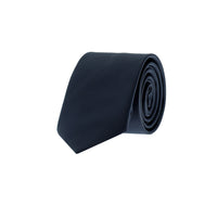Dark Navy Plain Satin Tie