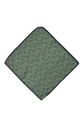  Koyu Ye?il Desenli Mendil-Ki??l?