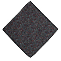 Koyu Bordo Desenli Mendil