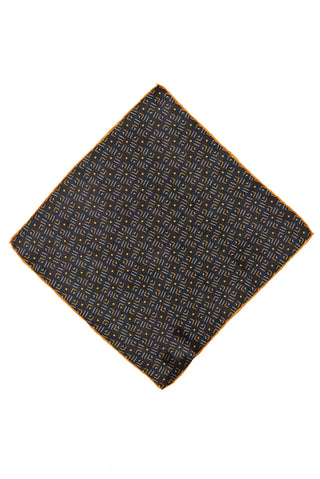  Orta Kahve Desenli ?pek Mendil-Ki??l?