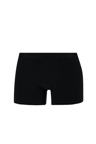  Siyah 2'li Düz Pamuklu Süprem Boxer Seti