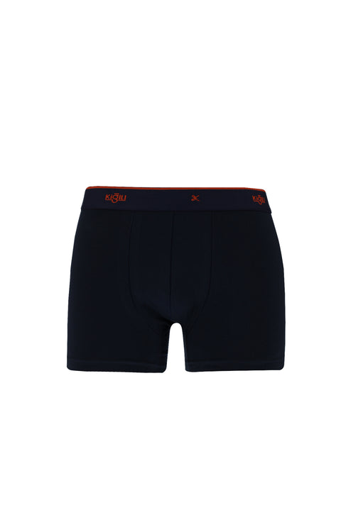 Açık Lacivert 2'li Pamuklu Süprem Boxer Seti