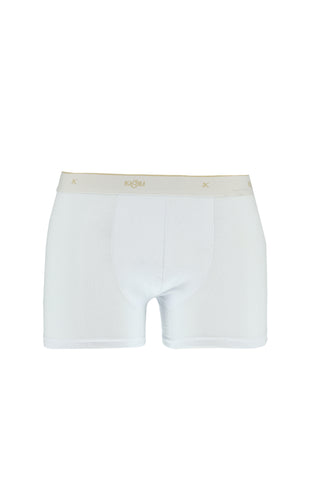  Beyaz 2'li Pamuklu Süprem Boxer Seti