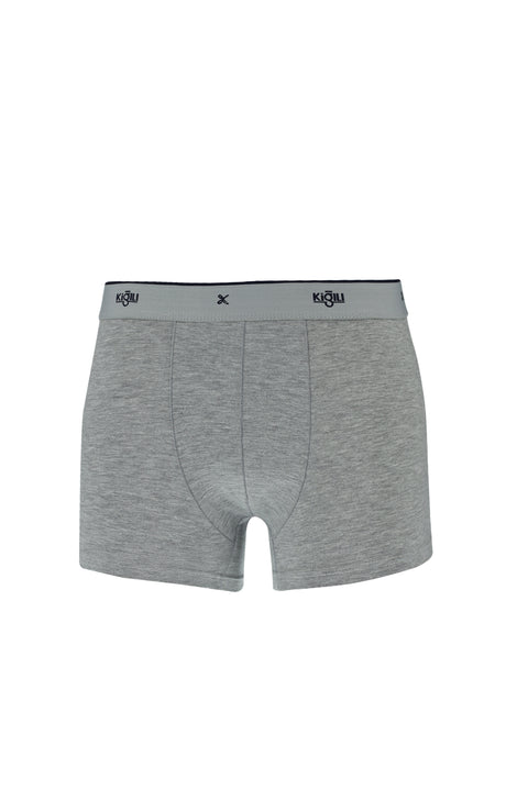 Orta Füme 2'li Pamuklu Süprem Boxer Seti