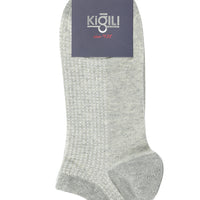 Bulut Gri Melanj 2'li Pamuklu Spor Çorap Seti